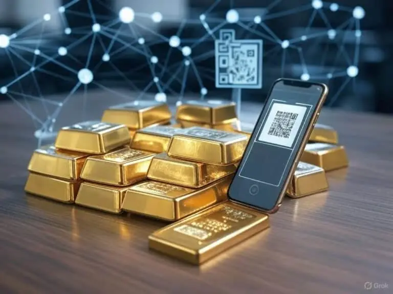 Gold on a blockchain