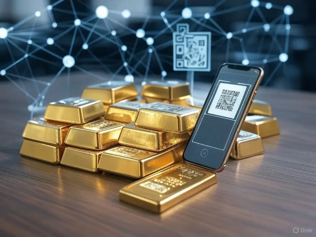 Gold on a blockchain